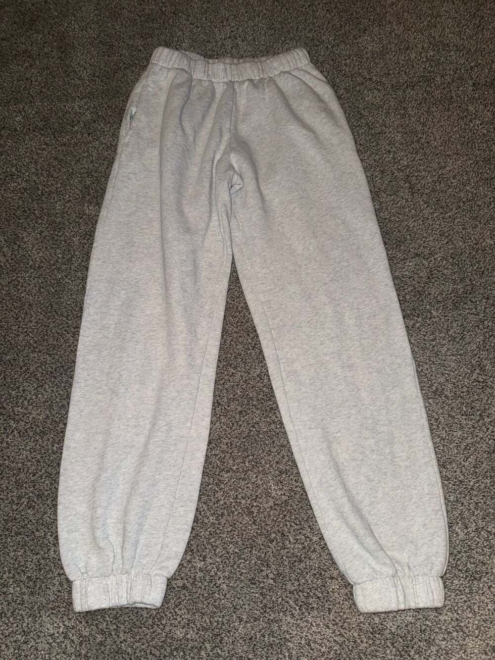 Brandy Melville John Galt California Light Grey Heather Rosa Sweatpants